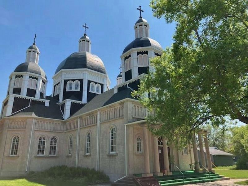 Ukrainian Catholic Church of the Resurrection / L'�glise Catholique Ukrainienne de la R�surre Marker image. Click for full size.