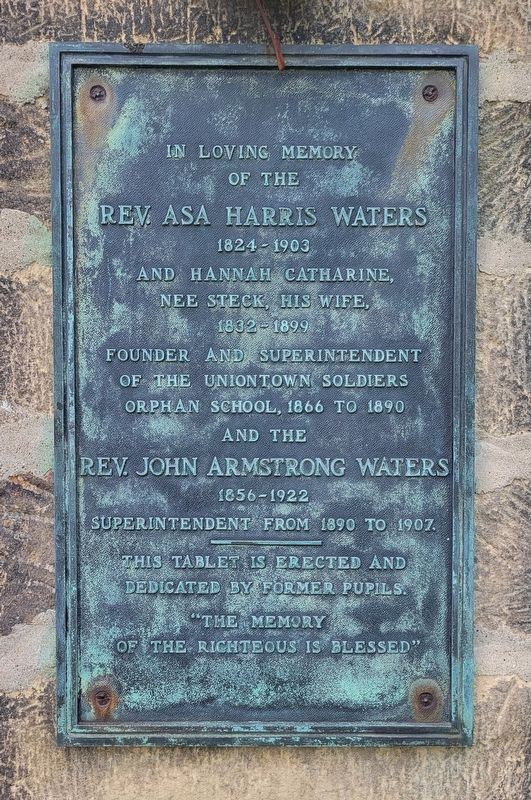 Rev. Asa Harris Waters Marker image. Click for full size.