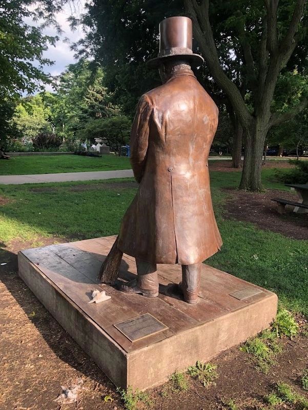 Charles Gustavus Wicker statue. Click for full size. Charles Gustavus Wicker statue image. Click for full size.