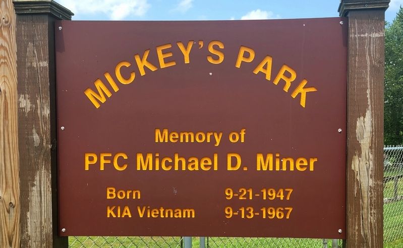 Mickey's Park Marker image. Click for full size.