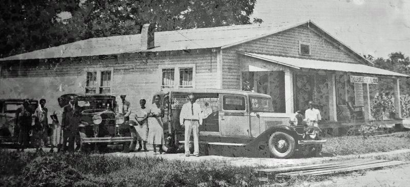 Marker detail: The Mitchel Funeral Home image. Click for full size.