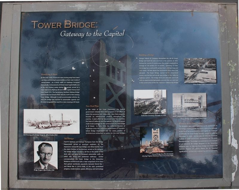 Tower Bridge Marker image. Click for full size.