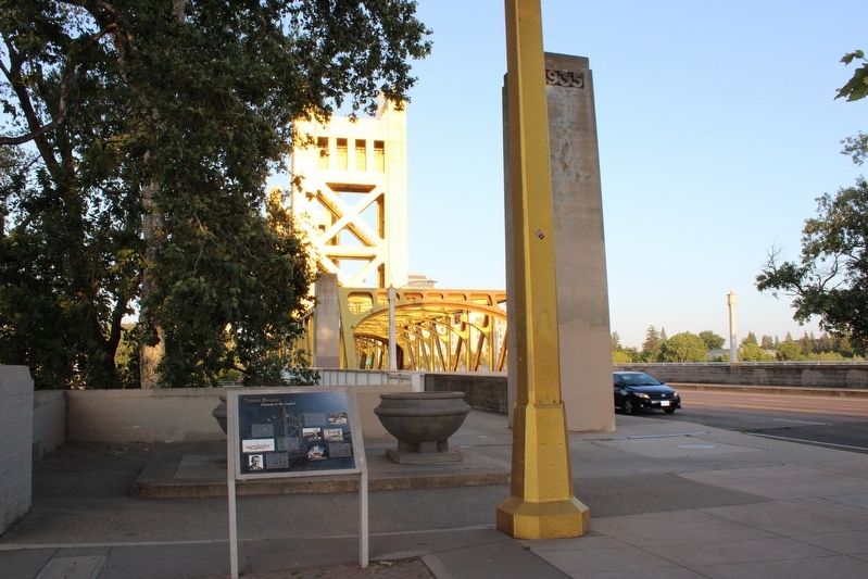 Tower Bridge and Marker. Click for full size. Tower Bridge and Marker image. Click for full size.