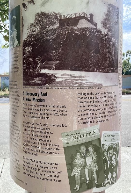 John Tracy Clinic Marker image. Click for full size.