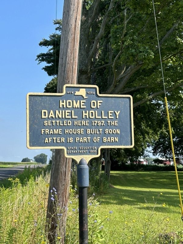 Home of Daniel Holley Marker image. Click for full size.