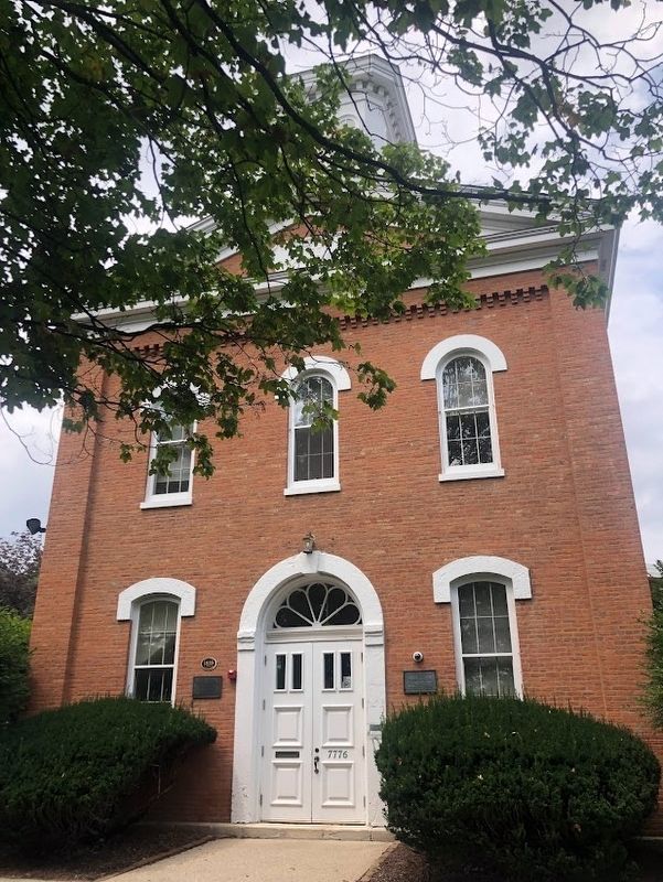 Frances E. Willard Marker and Harlem School. Click for full size. Frances E. Willard Marker and Harlem School image. Click for full size.