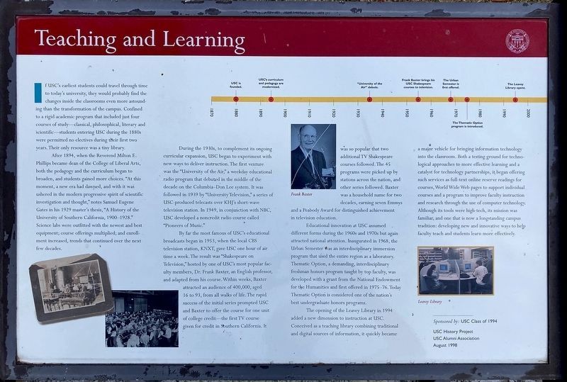 Teaching and Learning Marker image. Click for full size.