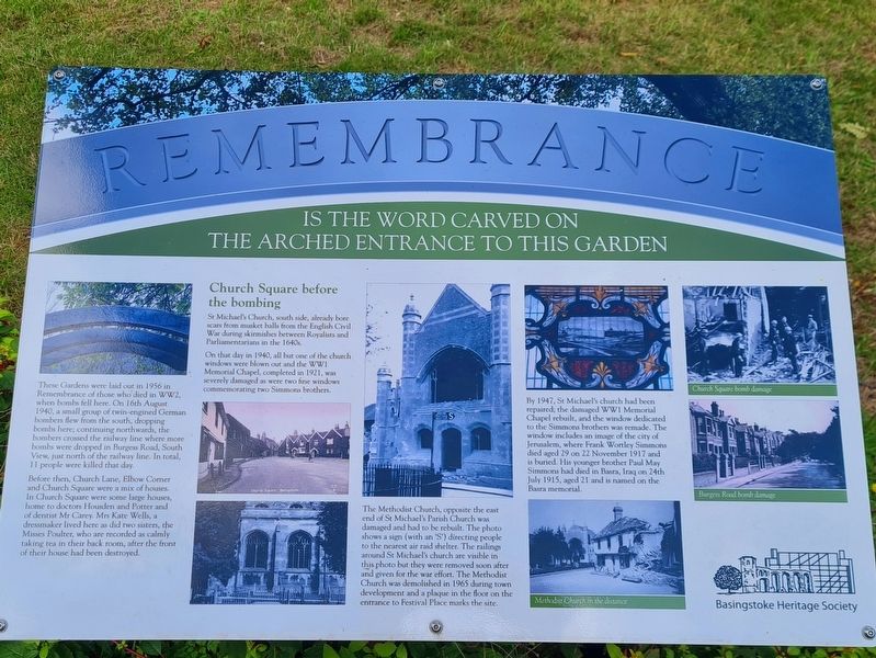 Remembrance Garden Marker. Click for full size. Remembrance Garden Marker image. Click for full size.