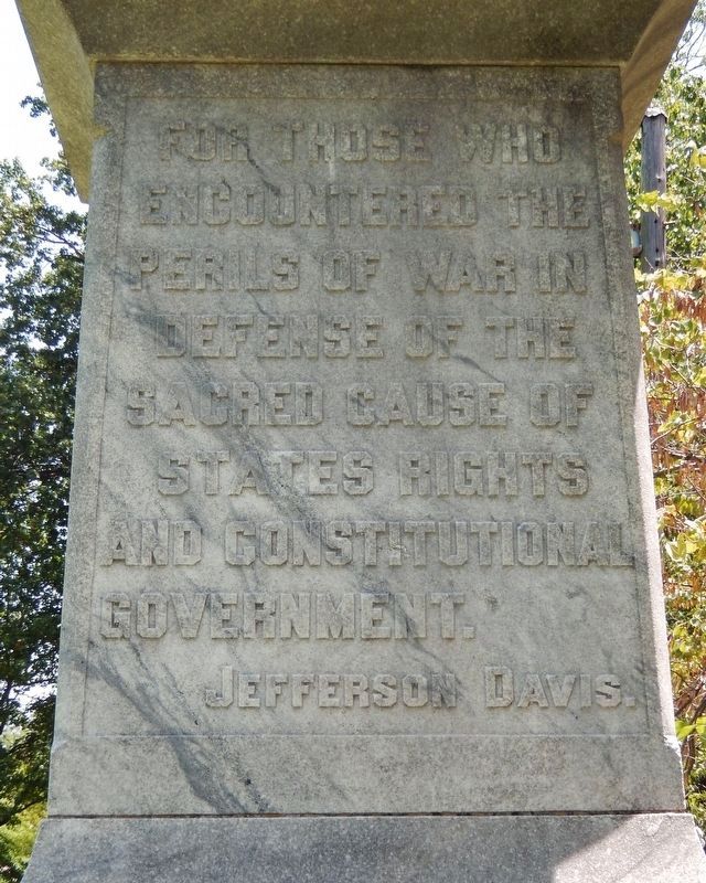 Washington County Confederate Monument<br>(<i>west side</i>) image. Click for full size.