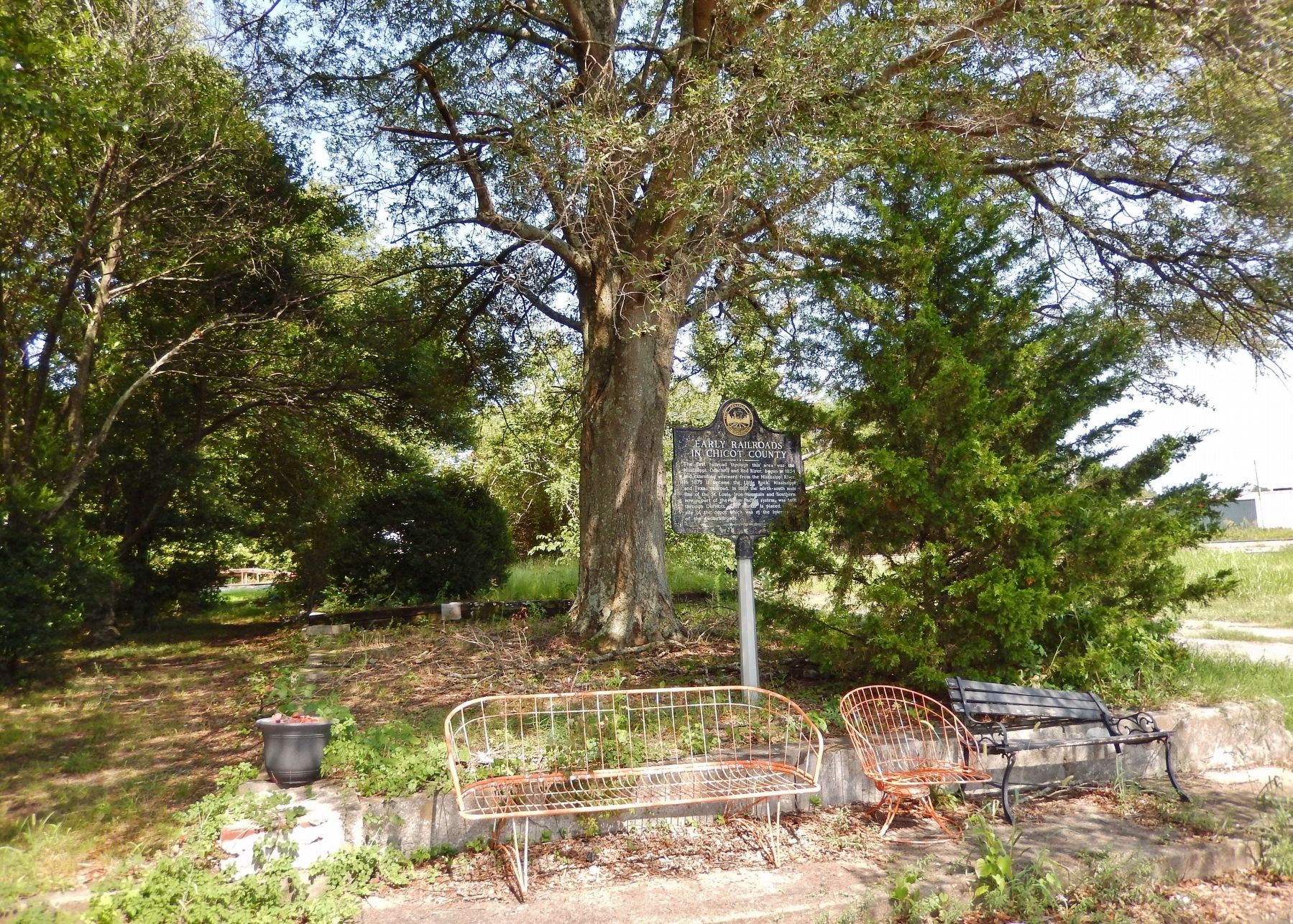 Early Railroads in Chicot County Marker image. Click for full size.