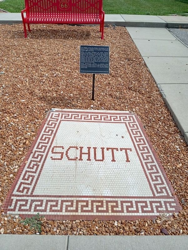 Schutt Mosaic Marker image. Click for full size.