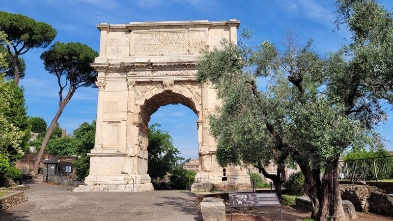 The Arch of Titus and Marker image. Click for full size.