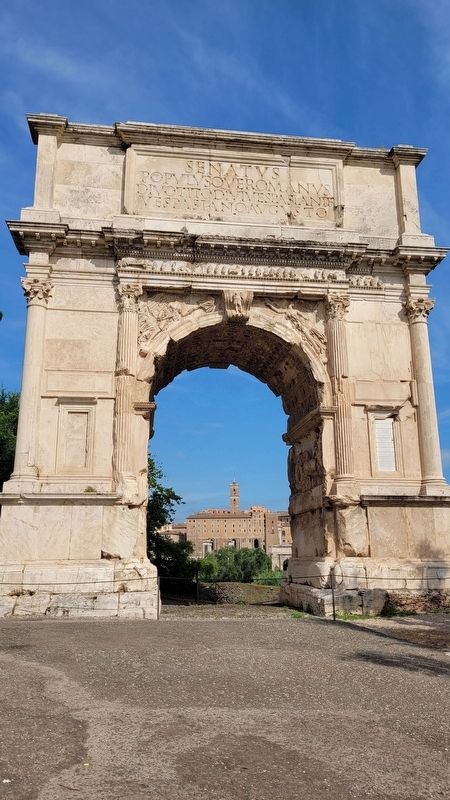 The Arch of Titus. Click for full size. The Arch of Titus image. Click for full size.