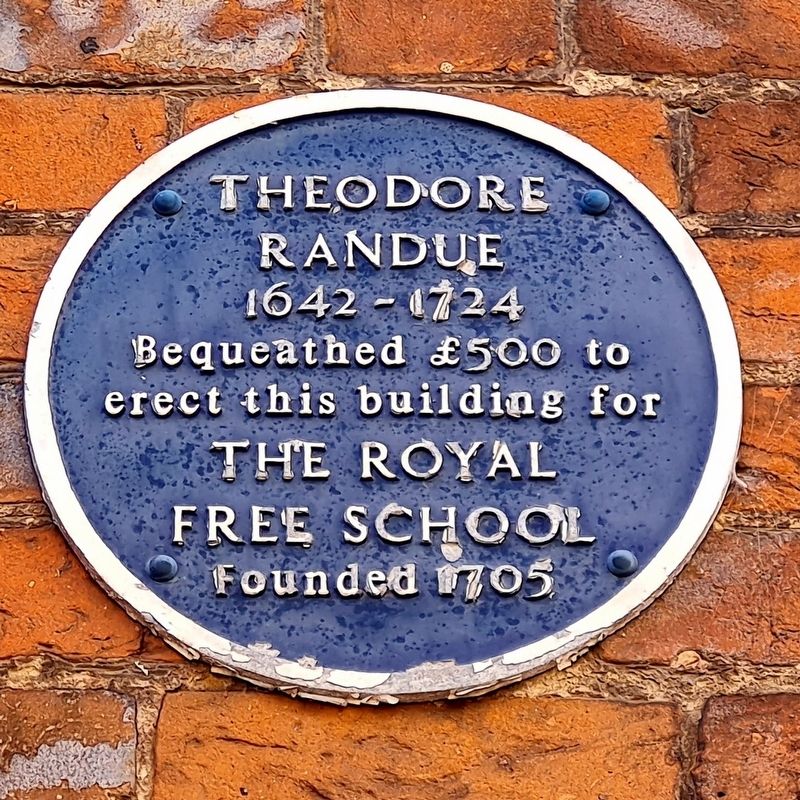 The Royal Free School Marker image. Click for full size.