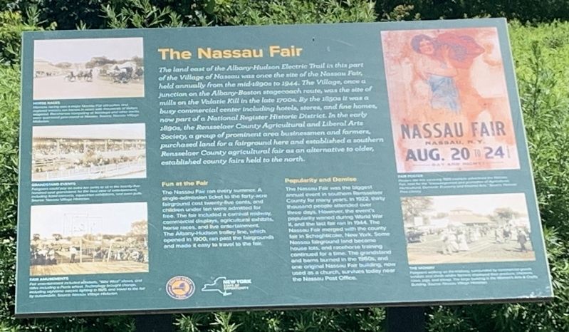 The Nassau Fair Marker image. Click for full size.