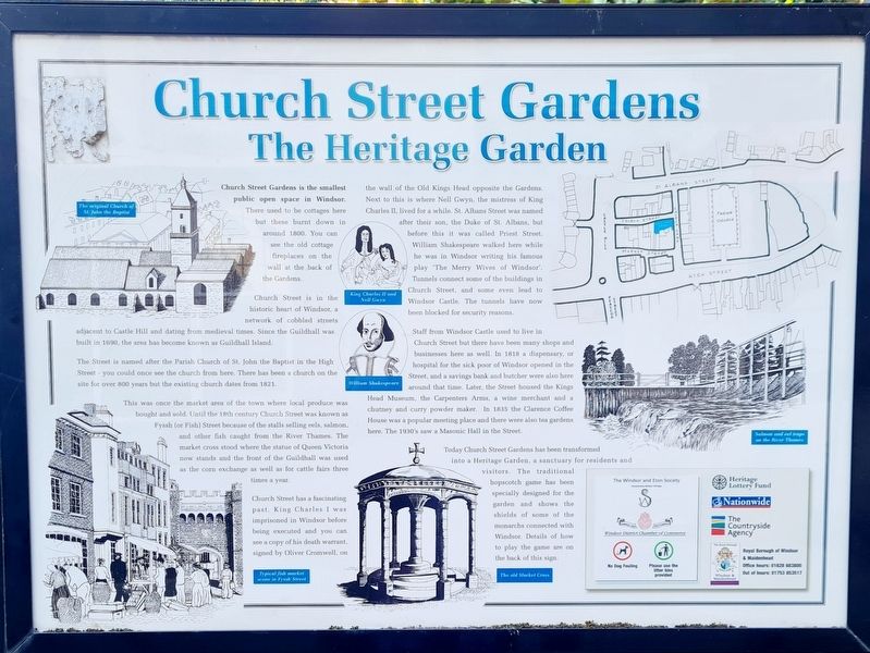 Church Street Gardens Marker image. Click for full size.