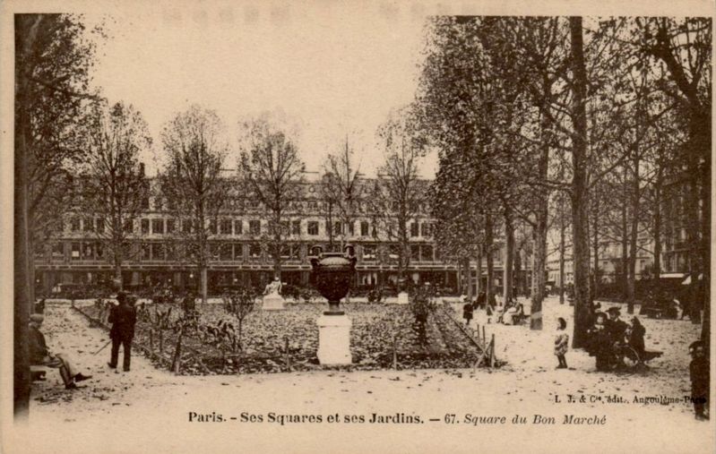 Square Boucicaut (1873) Marker image. Click for full size.