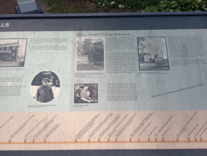 Exploring The History Of Sharon Mills Marker image. Click for full size.