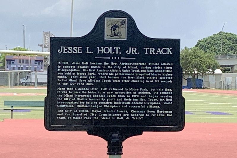 Jesse L. Holt, Jr. Track Marker image. Click for full size.