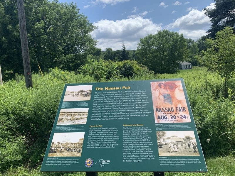 The Nassau Fair Marker. Click for full size. The Nassau Fair Marker image. Click for full size.