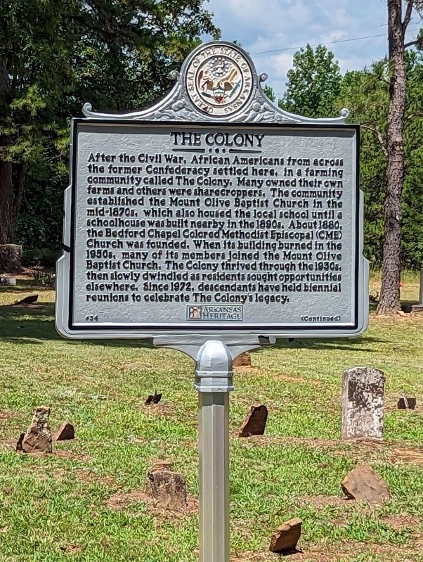 The Colony side of the marker image. Click for full size.