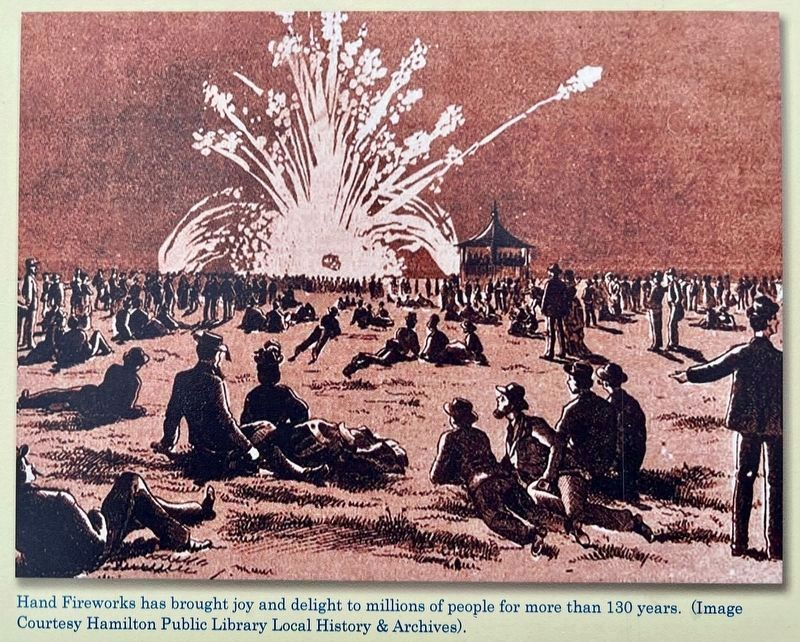 Hand Fireworks Marker detail image. Click for full size.