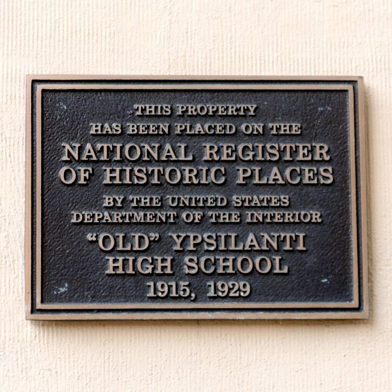 �Old� Ypsilanti High School � 1915, 1929 image. Click for full size.