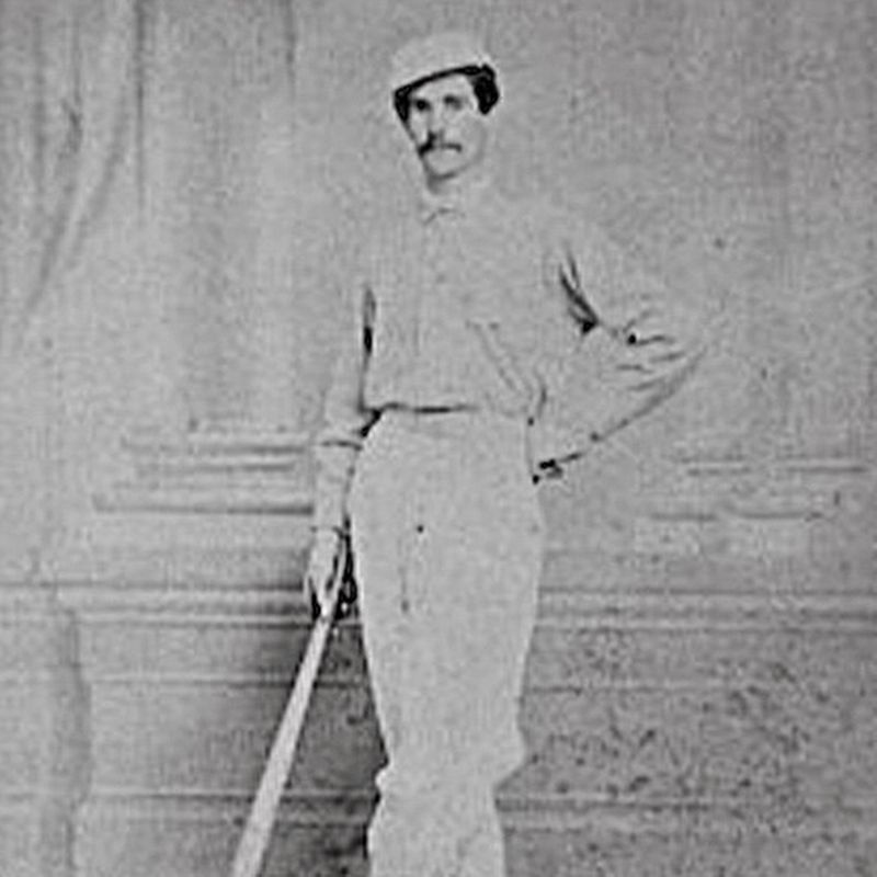 William Shuttleworth, who founded Canada�s first formal baseball team, the Hamilton Young Canadians image. Click for full size.