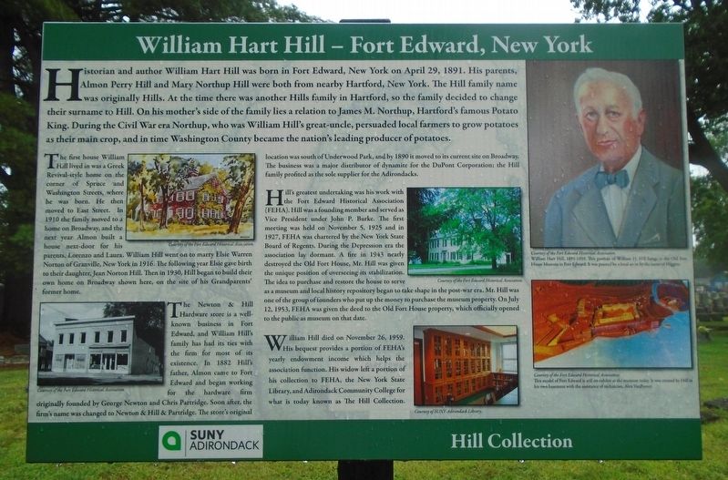 William Hart Hill Marker image. Click for full size.