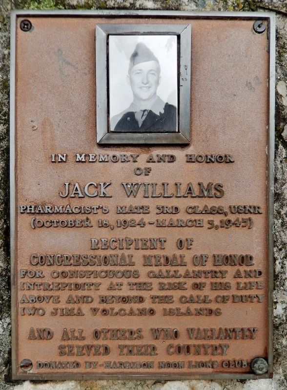 Jack Williams Marker image. Click for full size.