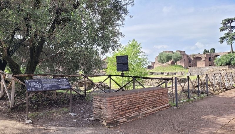 The Domus Augustana Marker is the right side marker of the two markers image. Click for full size.