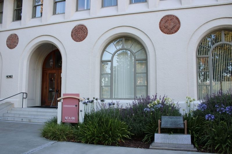 Administration Building and Marker image. Click for full size.