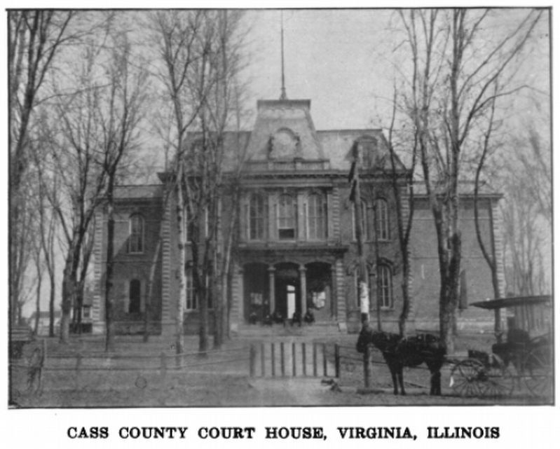 Original Cass County Courthouse image. Click for full size.