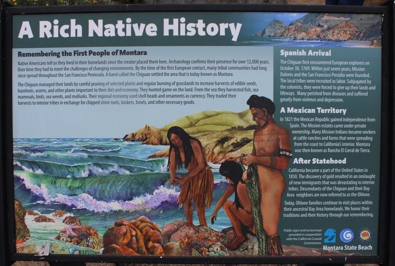 A Rich Native History Marker image. Click for full size.