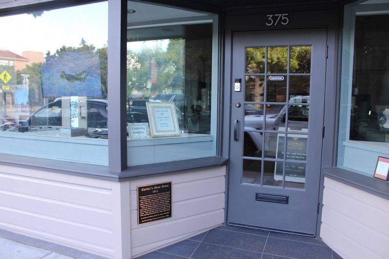 Xavier�s Shoe Store Marker image. Click for full size.