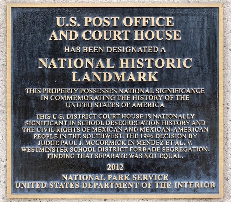 United States Court House Marker. Click for full size. United States Court House Marker image. Click for full size.