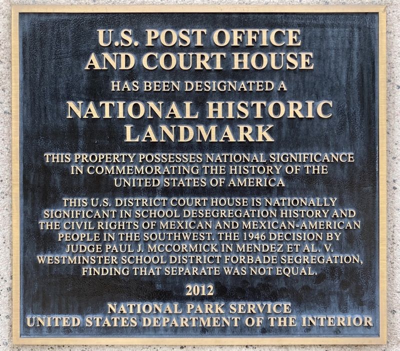 United States Court House Marker image. Click for full size.