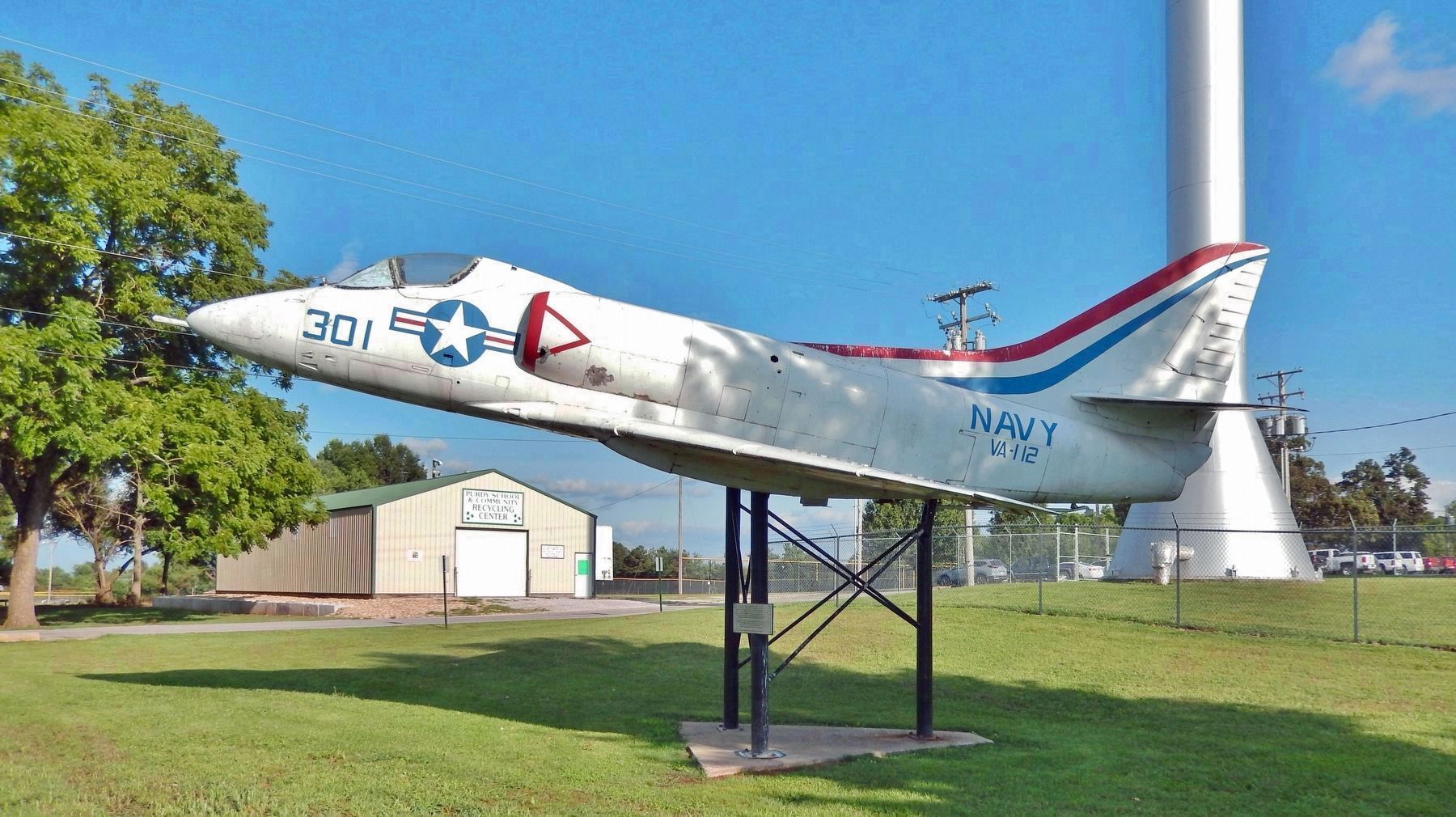 Douglas A-4 Skyhawk Marker & Exhibit image. Click for full size.