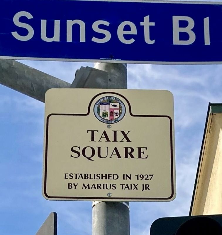 Taix Square Marker image. Click for full size.