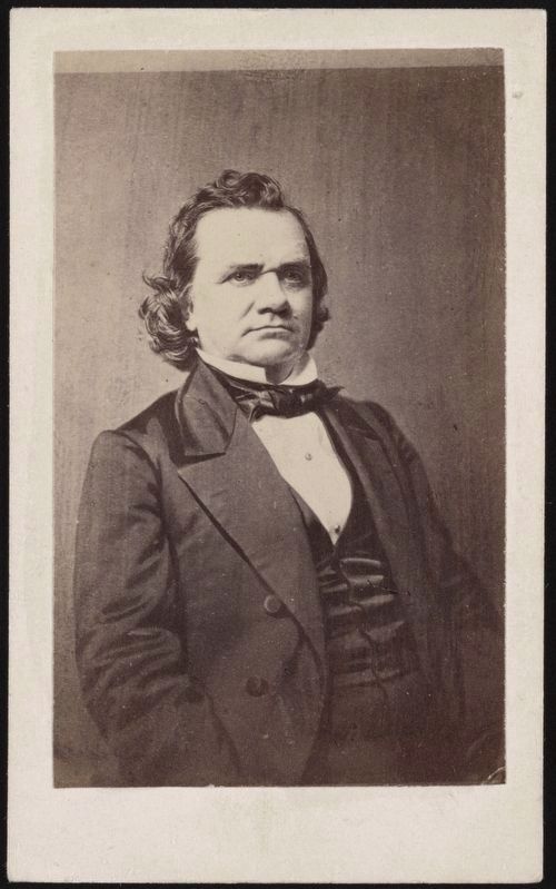 Stephen A. Douglas (1813-1861) image. Click for full size.