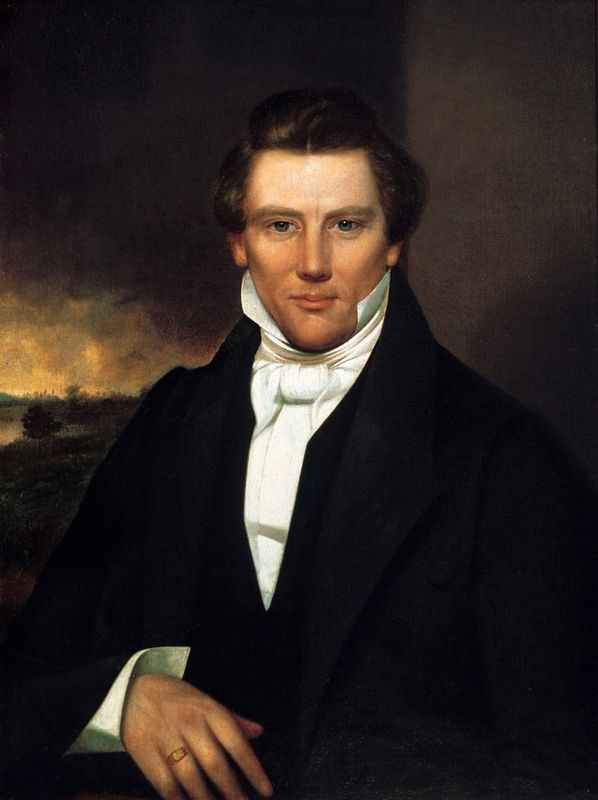 Joseph Smith, Jr. (1805-1844) image. Click for full size.