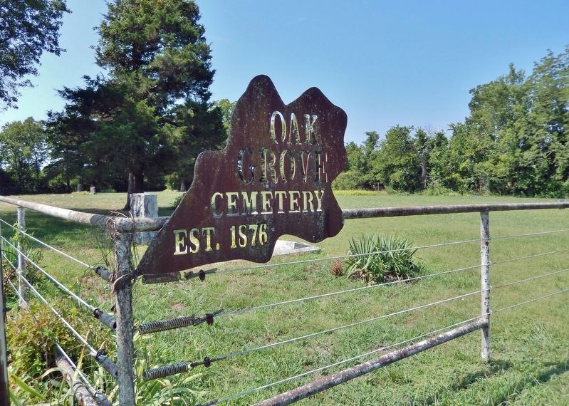 Oak Grove Cemetery. Click for full size. Oak Grove Cemetery image. Click for full size.