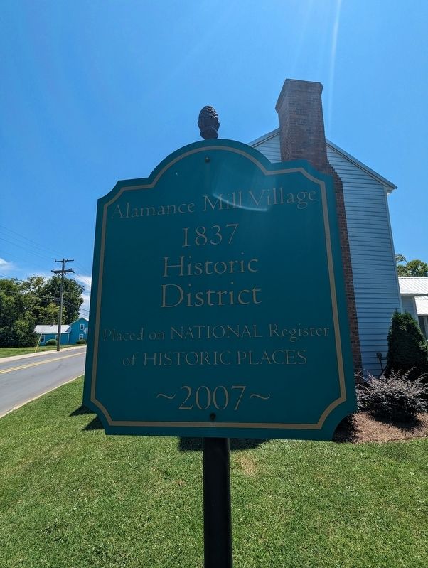 Alamance Mill Village Marker image. Click for full size.