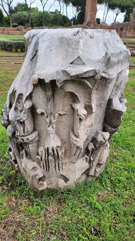 Closeup of a part of the column. Click for full size. Closeup of a part of the column image. Click for full size.