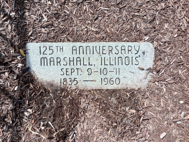 Marshall, Illinois Marker image. Click for full size.