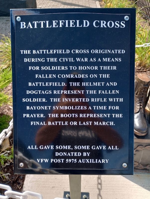 Battlefield Cross Marker image. Click for full size.