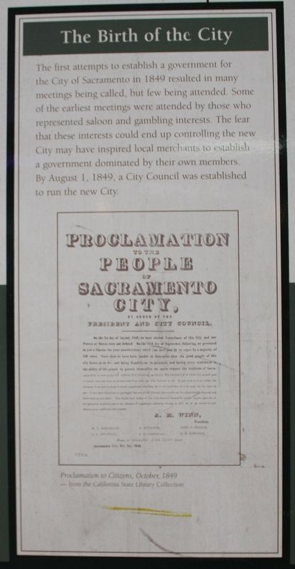 The Birth of the City Marker image. Click for full size.