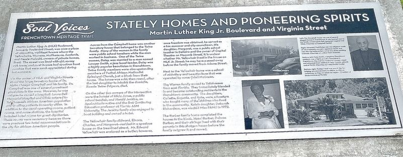 Stately Homes and Pioneering Spirits Marker image. Click for full size.