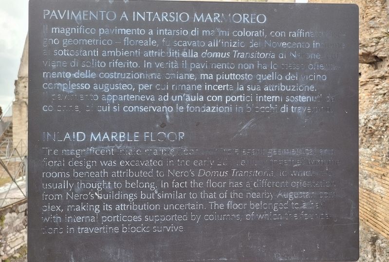 Pavimento a Intarsio Marmoreo / Inlaid Marble Floor Marker. Click for full size. Pavimento a Intarsio Marmoreo / Inlaid Marble Floor Marker image. Click for full size.