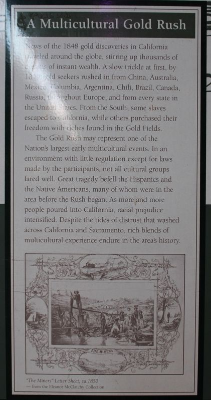 A Multicultural Gold Rush Marker image. Click for full size.